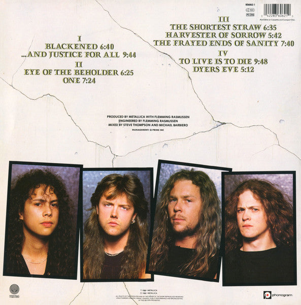 Metallica – ...And Justice For All    ,  2LP