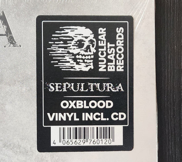 Sepultura – The Cloud Of Unknowing   ,   Single Sided, EP, Etched,  Oxblood + CD