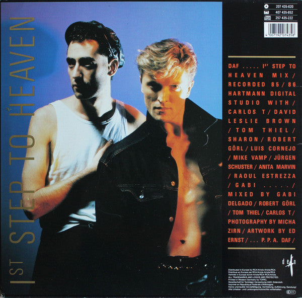 DAF ‎– 1st Step To Heaven   ,  1 press , Germany