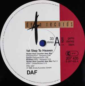 DAF ‎– 1st Step To Heaven   ,  1 press , Germany