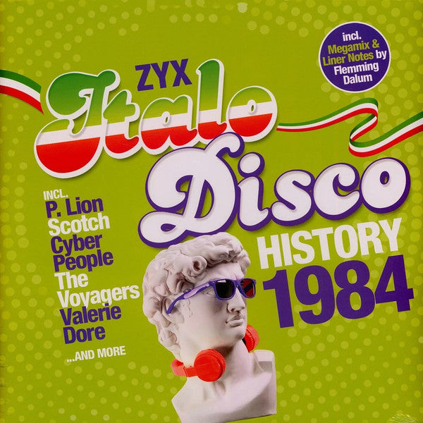 ZYX Italo Disco History 1984  , 2LP , Gatefold , Partially Mixed, Purple & Green Vinyls