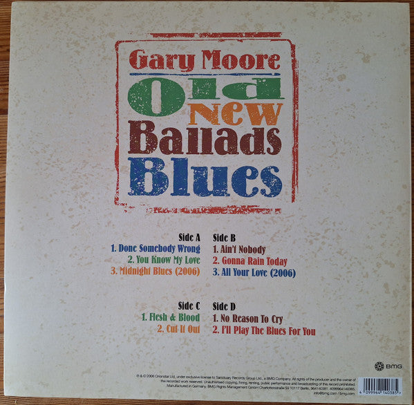Gary Moore – Old New Ballads Blues  ,  2LP ,