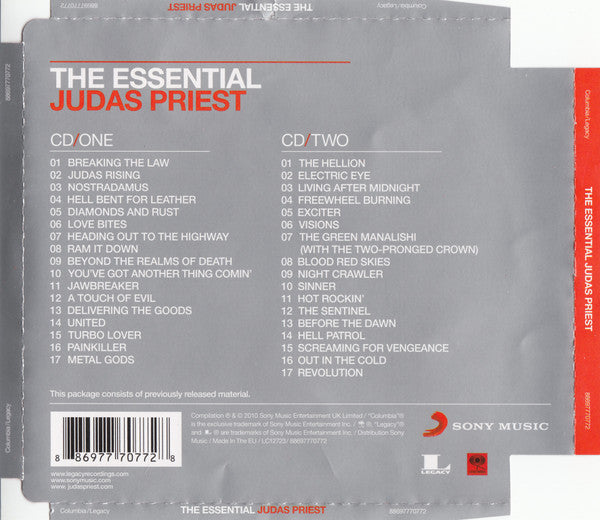 Judas Priest – The Essential Judas Priest, 2xCD, Super Jewel Box