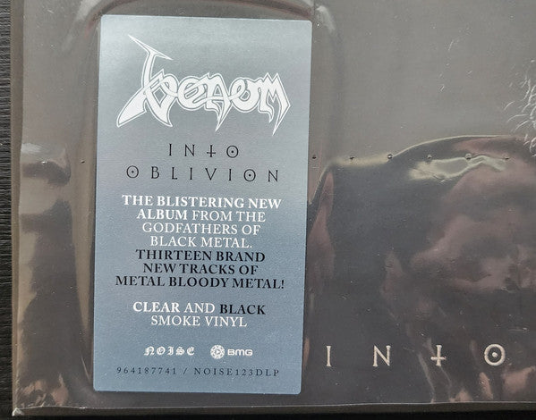Venom  – Into Oblivion   ,  2 LP , Gatefold , 45 RPM, Limited Edition, Clear And Black Smoke Vinyl