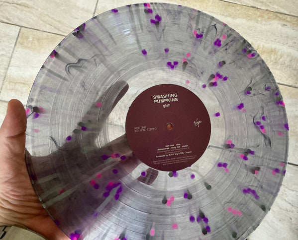 Smashing Pumpkins* – Gish   ,  RSD , Gray With Pink & Purple Splatter, 180 gr