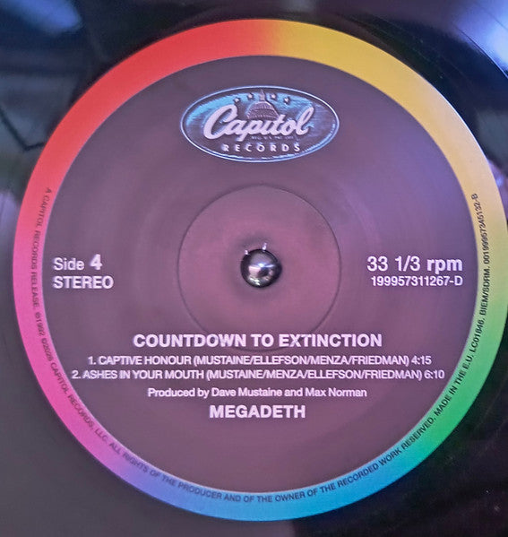 Megadeth – Countdown To Extinction   ,  2 LP ,