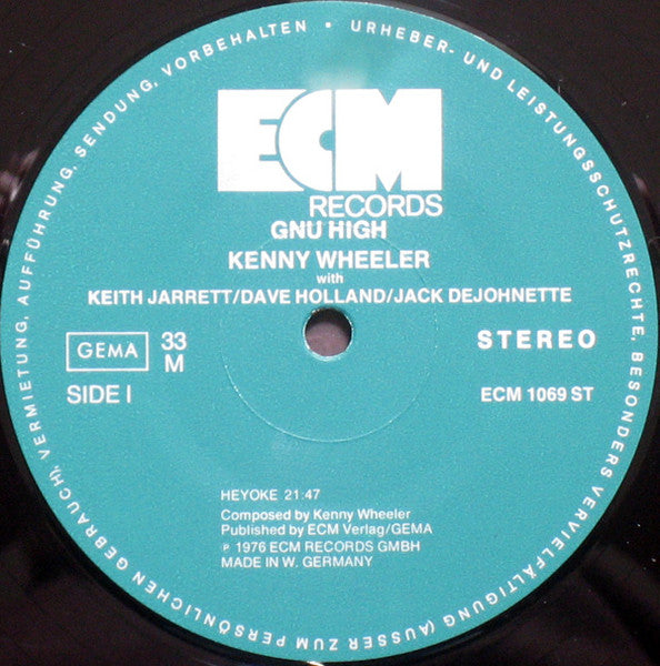 Kenny Wheeler – Gnu High