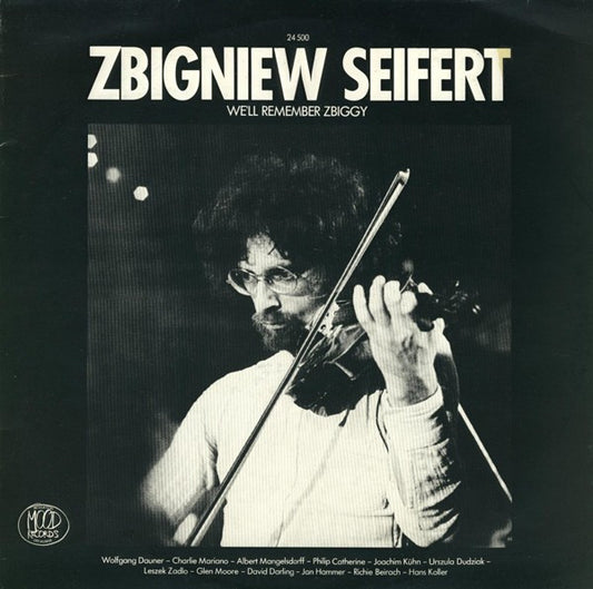 Zbigniew Seifert ‎– We'll Remember Zbiggy
