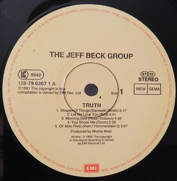 Jeff Beck – Truth & Beck-Ola   ,  2 LP