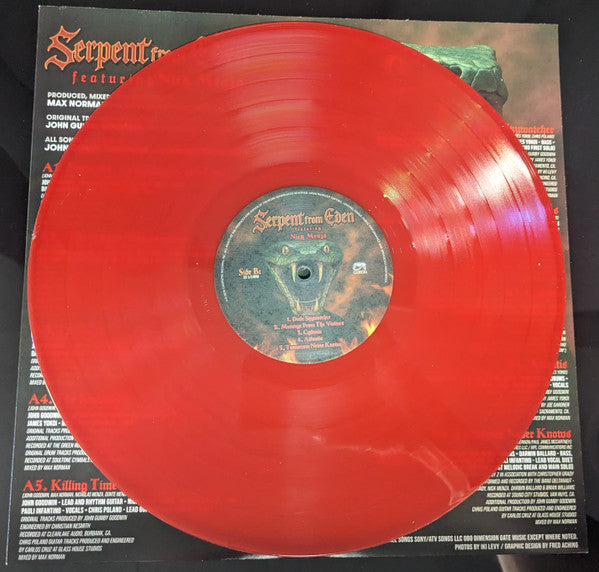Serpent from Eden – Serpent from Eden featuring Nick Menza ex Megadeth , Red vinyl