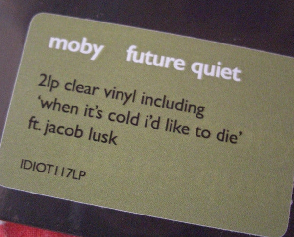 Moby – Future Quiet, 2xLP, Gatefold, Clear Vinyl