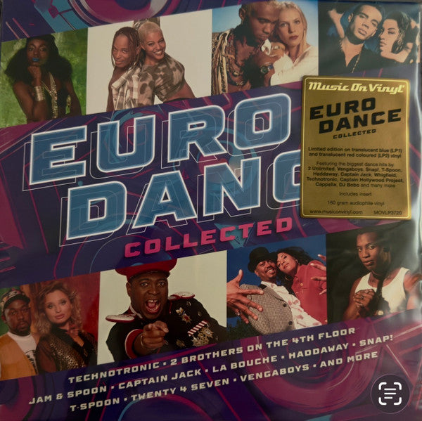 Eurodance Collected  ,  2 LP , 180 gram , Limited Edition , RED + BLUE vinyl