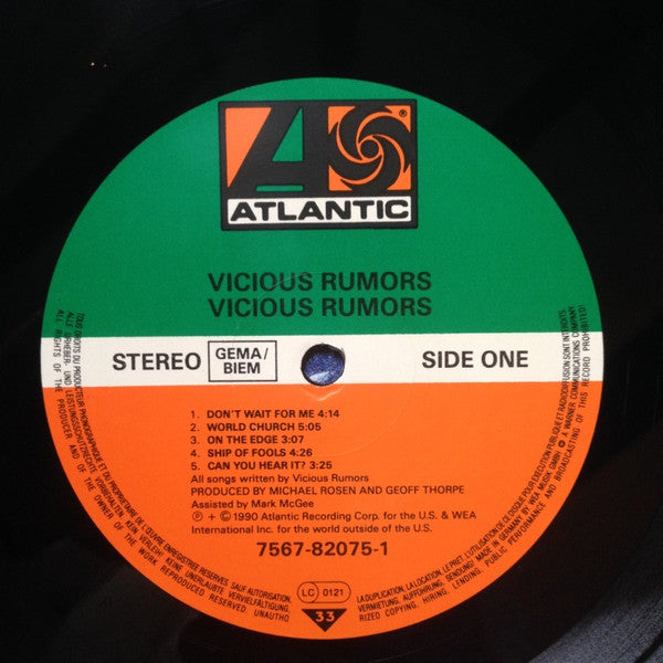 Vicious Rumors – Vicious Rumors