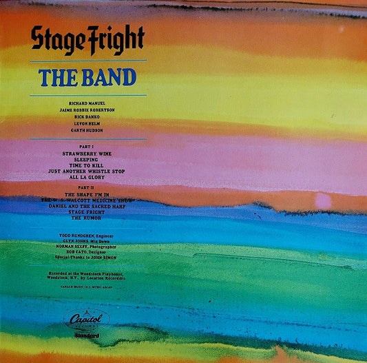 The Band ‎– Stage Fright