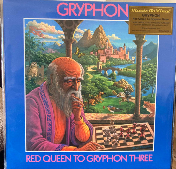 Gryphon – Red Queen To Gryphon Three ,   Limited Edition,  Translucent blue vinyl