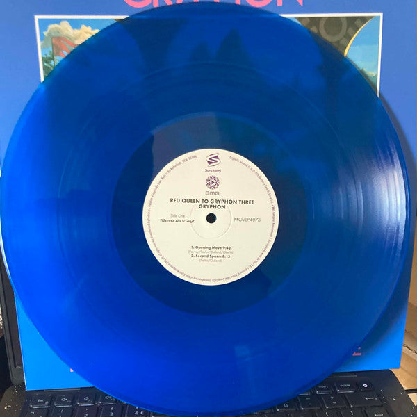 Gryphon – Red Queen To Gryphon Three ,   Limited Edition,  Translucent blue vinyl