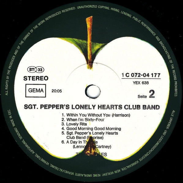 The Beatles – Sgt. Pepper's Lonely Hearts Club Band  ,  Gatefold