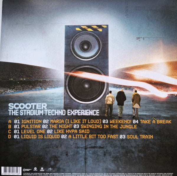 Scooter – The Stadium Techno Experience, 	 2 x Vinyl, LP, 45 RPM, Album, Limited Edition, Reissue
