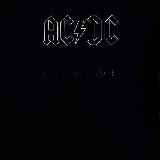 AC/DC – Back In Black  ,  White With Black Splatter vinyl
