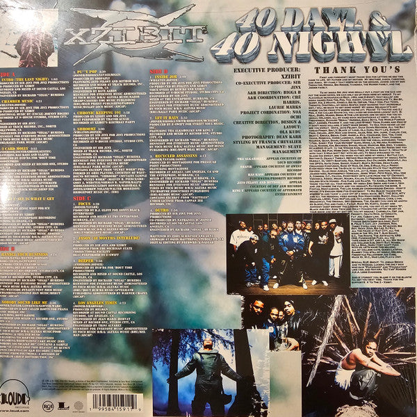 Xzibit – 40 Dayz & 40 Nightz, 2xLP