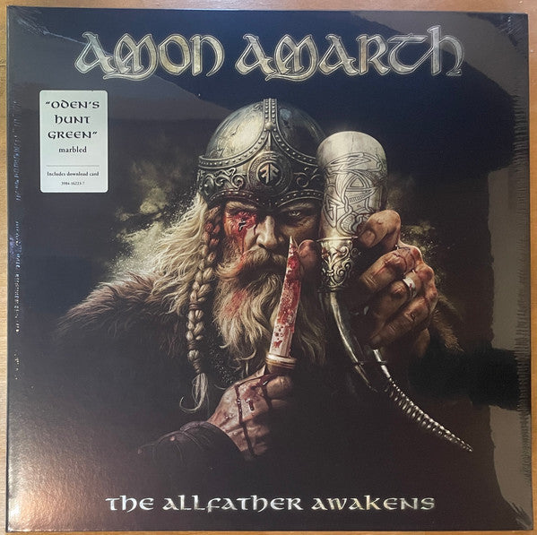 Amon Amarth – The Allfather Awakens  ,  Gatefold , Odens Hunt Green Marbled