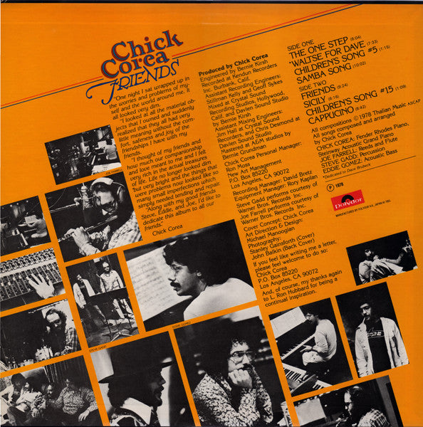 Chick Corea – Friends    , Japan , fara OBI