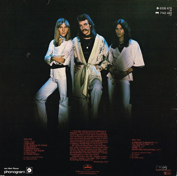 Rush – 2112, Gatefold
