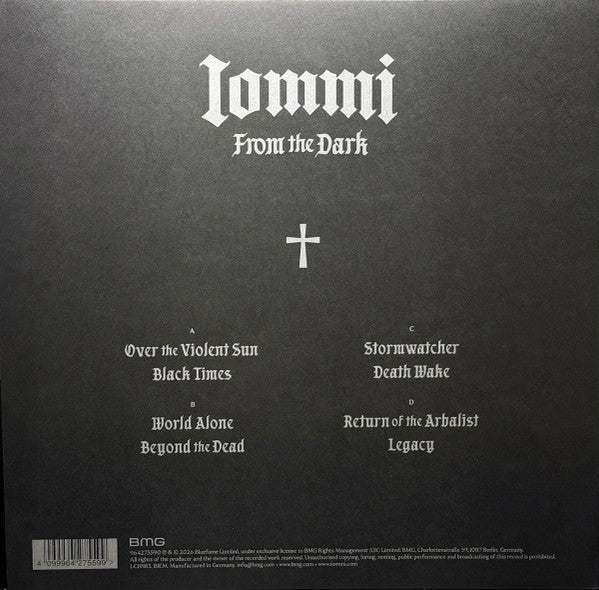 Iommi* – From The Dark  ,  2 LP, 45 RPM , Gatefold , black vinyl