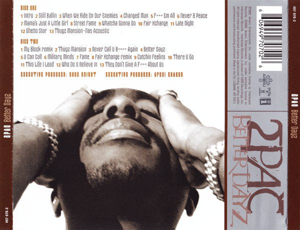 2Pac – Better Dayz,    2xCD