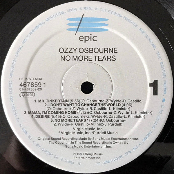 Ozzy Osbourne – No More Tears