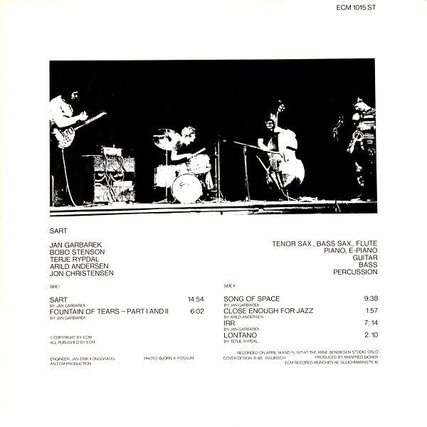Jan Garbarek / Bobo Stenson / Terje Rypdal / Arild Andersen / Jon Christensen – Sart  ,  ECM