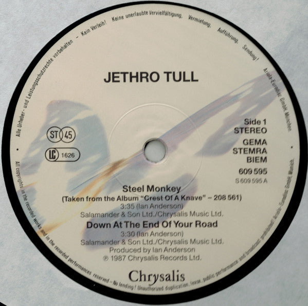Jethro Tull – Steel Monkey  ,  12", 45 RPM, Maxi-Single, Limited Edition