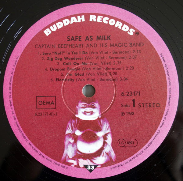 Captain Beefheart And His Magic Band* – Safe As Milk