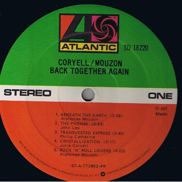 Coryell* / Mouzon* – Back Together Again