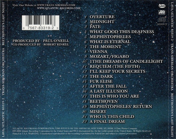 Trans-Siberian Orchestra – Beethoven's Last Night