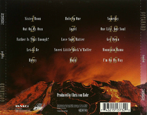 Gotthard – D Frosted   ,  CD