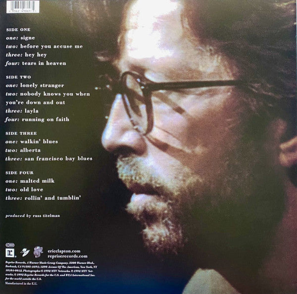 Eric Clapton – Unplugged, 2xLP, Gatefold, 180 gr.