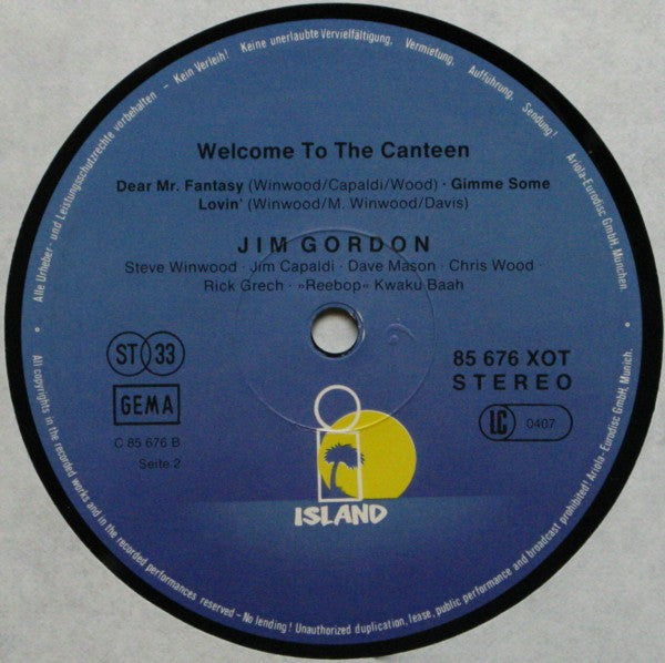 Traffic – Welcome To The Canteen