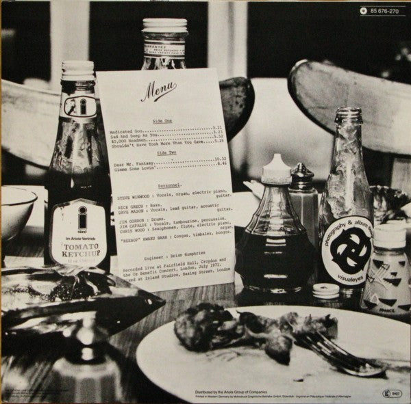 Traffic – Welcome To The Canteen