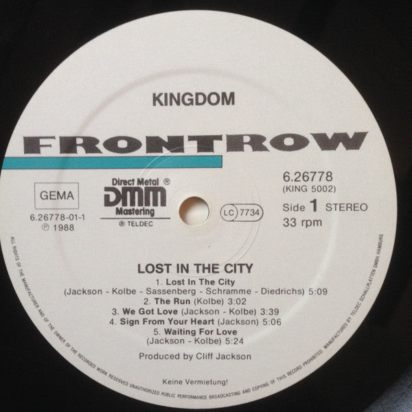 Kingdom  – Lost In The City
