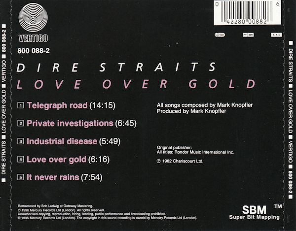 Dire Straits – Love Over Gold