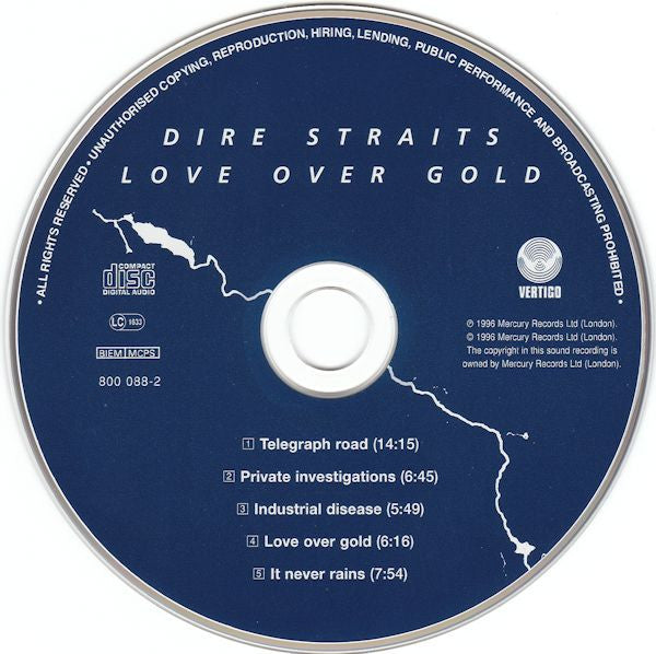 Dire Straits – Love Over Gold