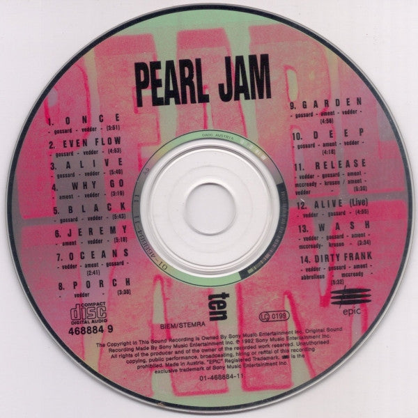 Pearl Jam – Ten
