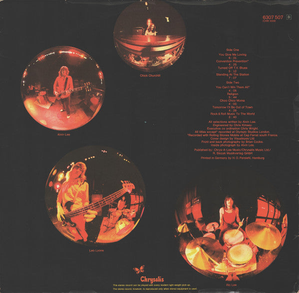 Ten Years After ‎– Rock & Roll Music To The World   ,  Gatefold