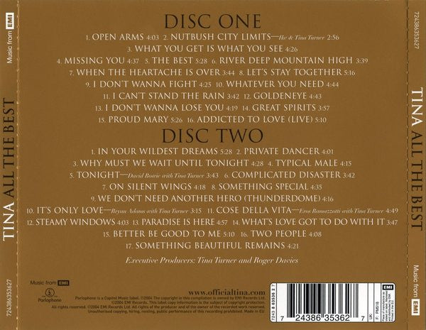 Tina* – All The Best, 2xCD