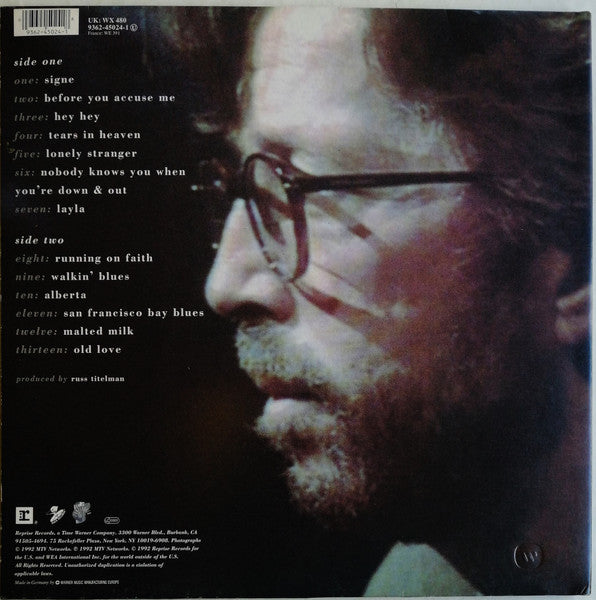 Eric Clapton – Unplugged, Gatefold