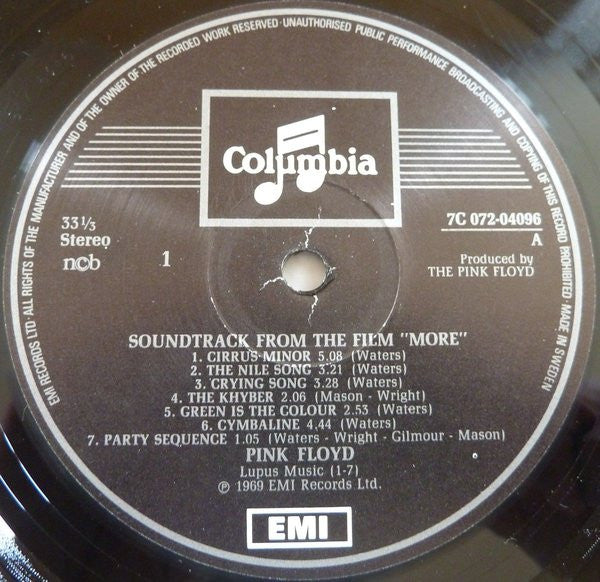 Pink Floyd – Soundtrack From The Film "More"