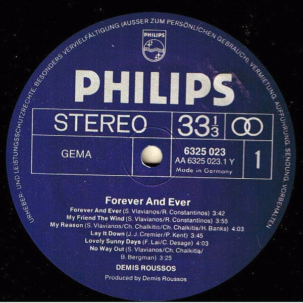 Demis Roussos – Forever And Ever