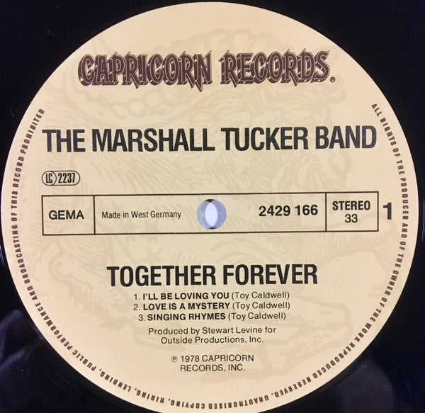 The Marshall Tucker Band ‎– Together Forever   , editie Gatefold