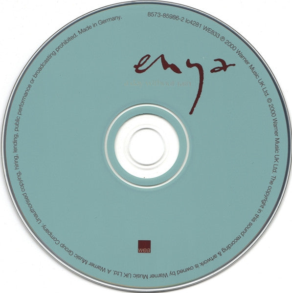 Enya – A Day Without Rain   ,  CD